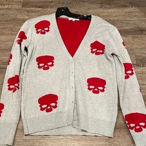 KANVAS Women’s Skull Cardigan - S